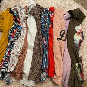 11 bundle short sleeve shirts